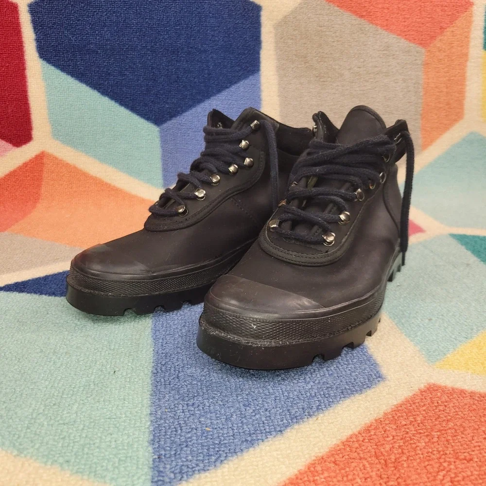 Polo Ralph Lauren Boots Hiking Style‎ Lug Sole Waterproof Ankle Boots Size 8.5